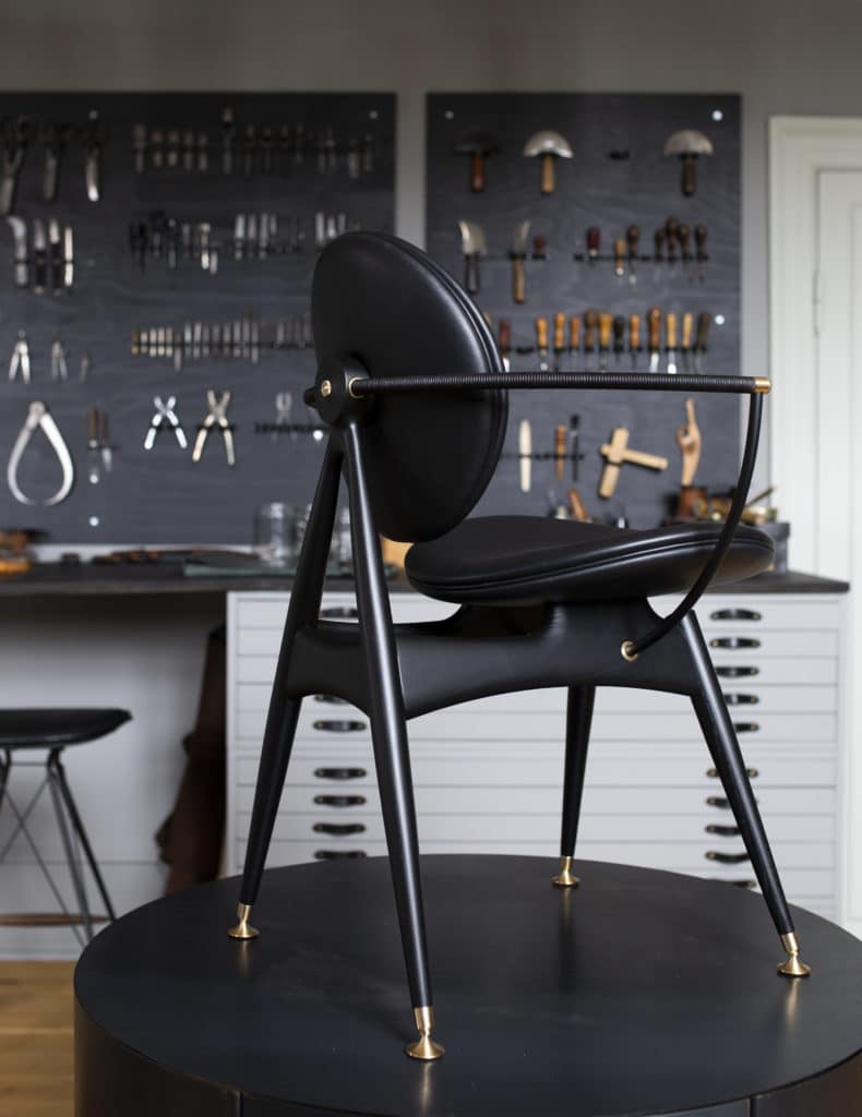 Circle Dining Chair at the Overgaard and Dyrman Workshop