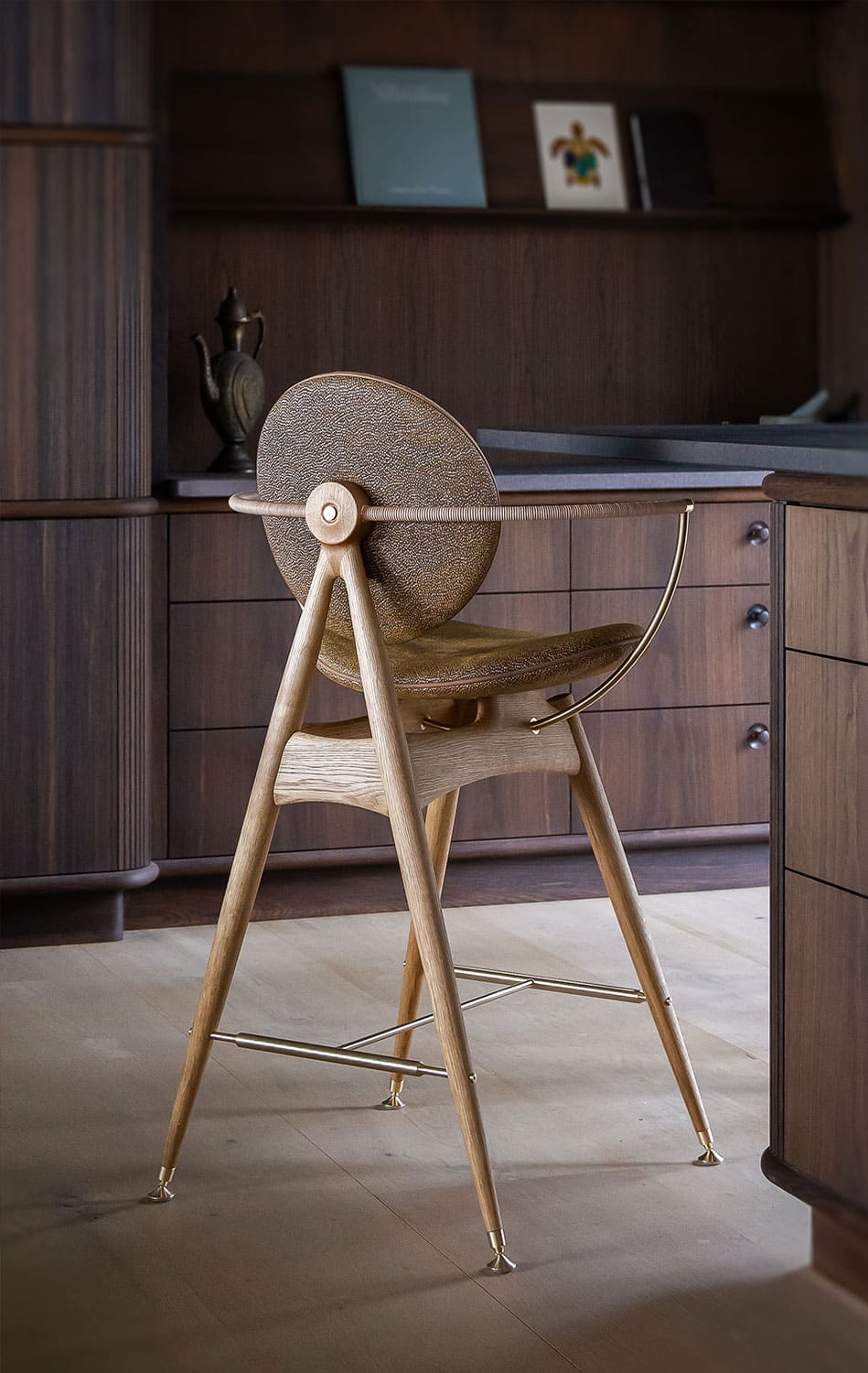 Circle-Bar-Chair-Low-WithArmrest-Oak-Balgo-Fabric-Overgaard-Dyrman